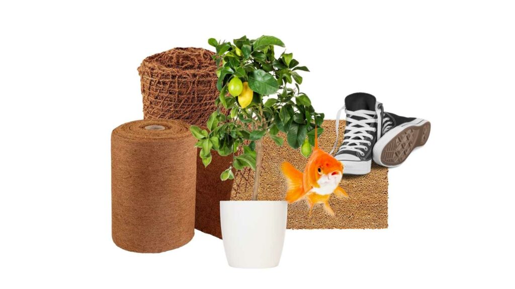Kokosmatte für Haus, Garten und Teich